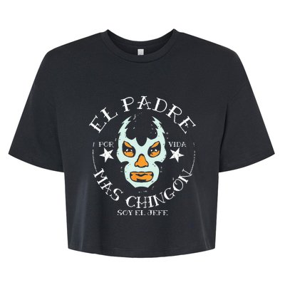 El Padre Mas Chingon Bella+Canvas Jersey Crop Tee