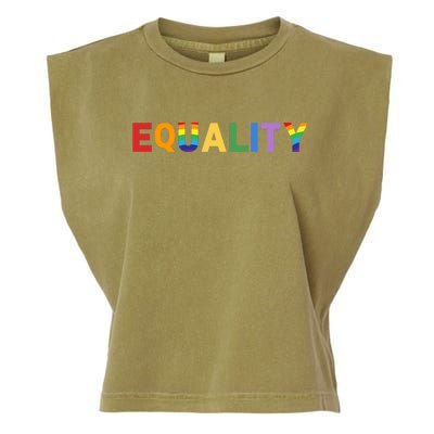 Equality Pride Month Celebration Garment-Dyed Women's Muscle Tee