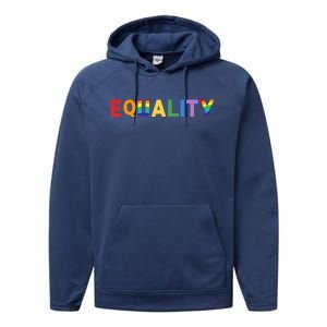 Equality Pride Month Celebration Performance Fleece Hoodie