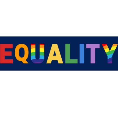 Equality Pride Month Celebration Bumper Sticker