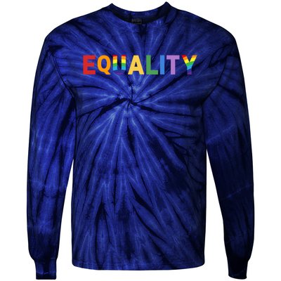 Equality Pride Month Celebration Tie-Dye Long Sleeve Shirt