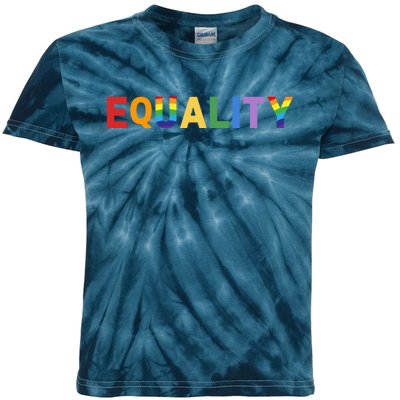 Equality Pride Month Celebration Kids Tie-Dye T-Shirt