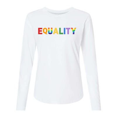 Equality Pride Month Celebration Womens Cotton Relaxed Long Sleeve T-Shirt