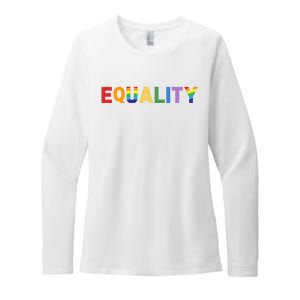 Equality Pride Month Celebration Womens CVC Long Sleeve Shirt