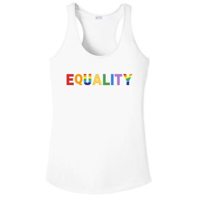 Equality Pride Month Celebration Ladies PosiCharge Competitor Racerback Tank