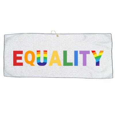 Equality Pride Month Celebration Large Microfiber Waffle Golf Towel