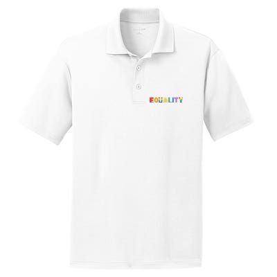 Equality Pride Month Celebration PosiCharge RacerMesh Polo