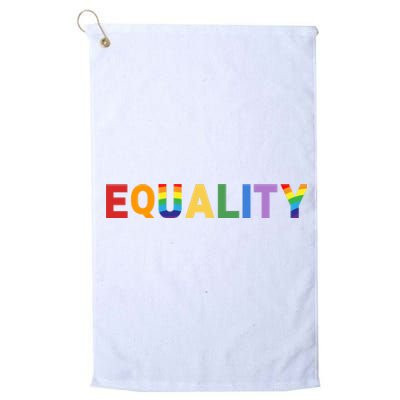 Equality Pride Month Celebration Platinum Collection Golf Towel