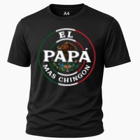 El Papa Mas Chingon For Mexican Dad Cooling Performance Crew T-Shirt