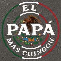 El Papa Mas Chingon For Mexican Dad Cotton Canvas Backpack