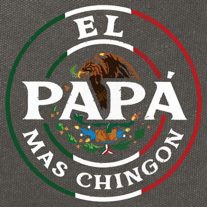El Papa Mas Chingon For Mexican Dad Cotton Canvas Backpack