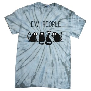 EW PEOPLE Meowy CAT Lovers GIF Perfect Gift Idea Tie-Dye T-Shirt