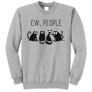 EW PEOPLE Meowy CAT Lovers GIF Perfect Gift Idea Tall Sweatshirt