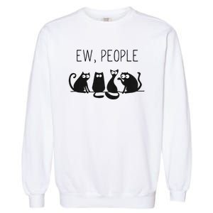 EW PEOPLE Meowy CAT Lovers GIF Perfect Gift Idea Garment-Dyed Sweatshirt