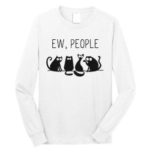 EW PEOPLE Meowy CAT Lovers GIF Perfect Gift Idea Long Sleeve Shirt