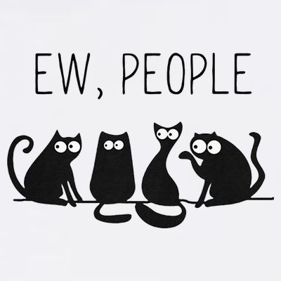 EW PEOPLE Meowy CAT Lovers GIF Perfect Gift Idea T-Shirt