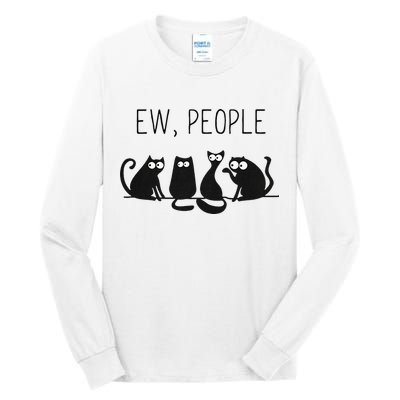 EW PEOPLE Meowy CAT Lovers GIF Perfect Gift Idea Tall Long Sleeve T-Shirt