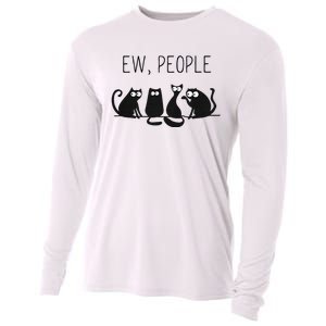 EW PEOPLE Meowy CAT Lovers GIF Perfect Gift Idea Cooling Performance Long Sleeve Crew