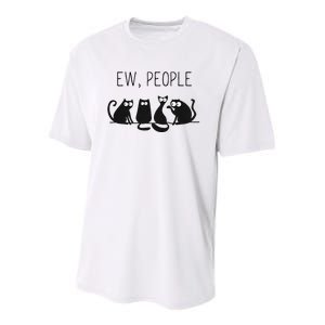 EW PEOPLE Meowy CAT Lovers GIF Perfect Gift Idea Youth Performance Sprint T-Shirt