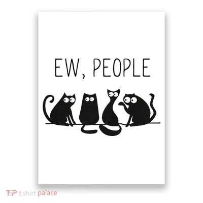 EW PEOPLE Meowy CAT Lovers GIF Perfect Gift Idea Poster