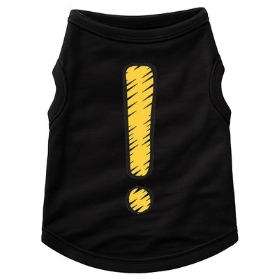 Exclamation Point Mark Punctuation Hyperbole Doggie Tank