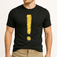 Exclamation Point Mark Punctuation Hyperbole Performance Shirt