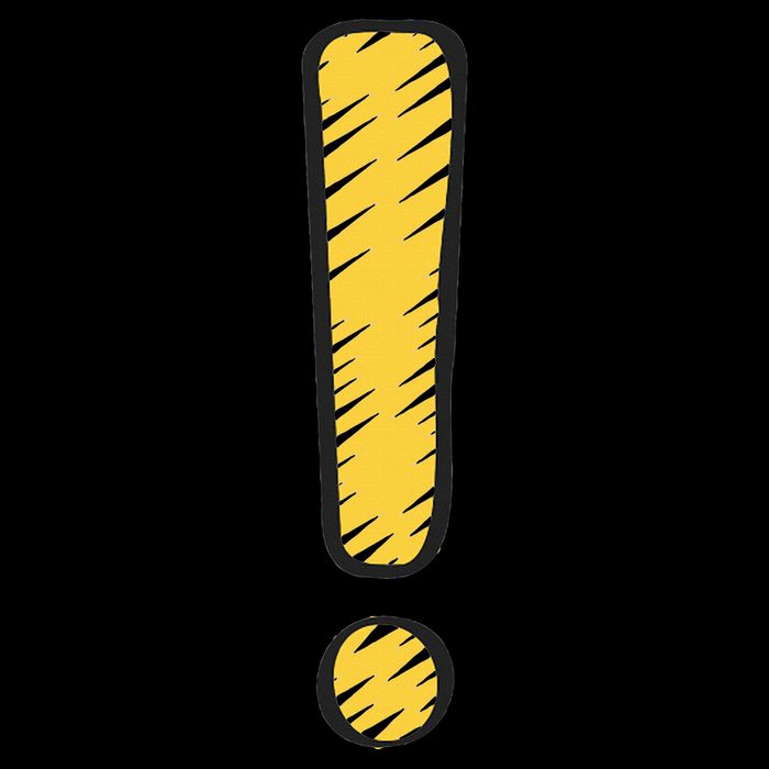 Exclamation Point Mark Punctuation Hyperbole Performance Shirt