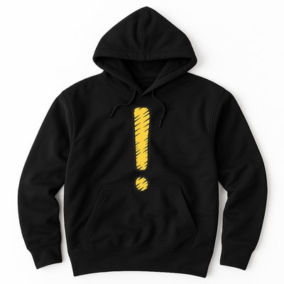 Exclamation Point Mark Punctuation Hyperbole Hoodie