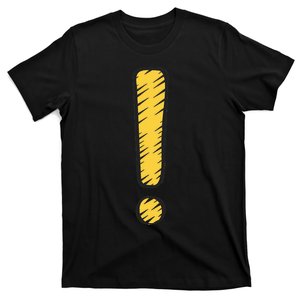 Exclamation Point Mark Punctuation Hyperbole T-Shirt