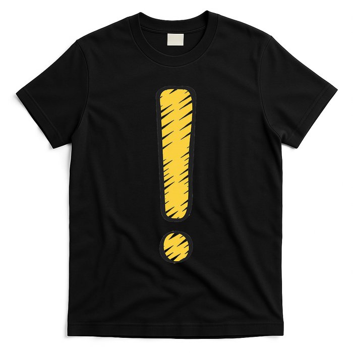 Exclamation Point Mark Punctuation Hyperbole T-Shirt