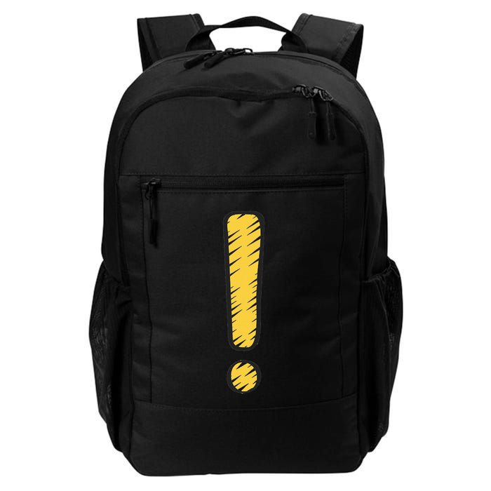 Exclamation Point Mark Punctuation Hyperbole Backpack