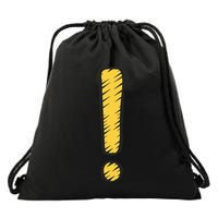 Exclamation Point Mark Punctuation Hyperbole Drawstring Bag