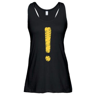 Exclamation Point Mark Punctuation Hyperbole Ladies Essential Flowy Tank
