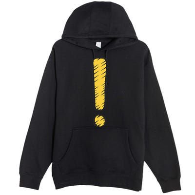 Exclamation Point Mark Punctuation Hyperbole Premium Pullover Hoodie