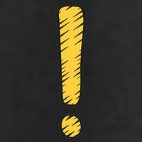 Exclamation Point Mark Punctuation Hyperbole Premium Pullover Hoodie