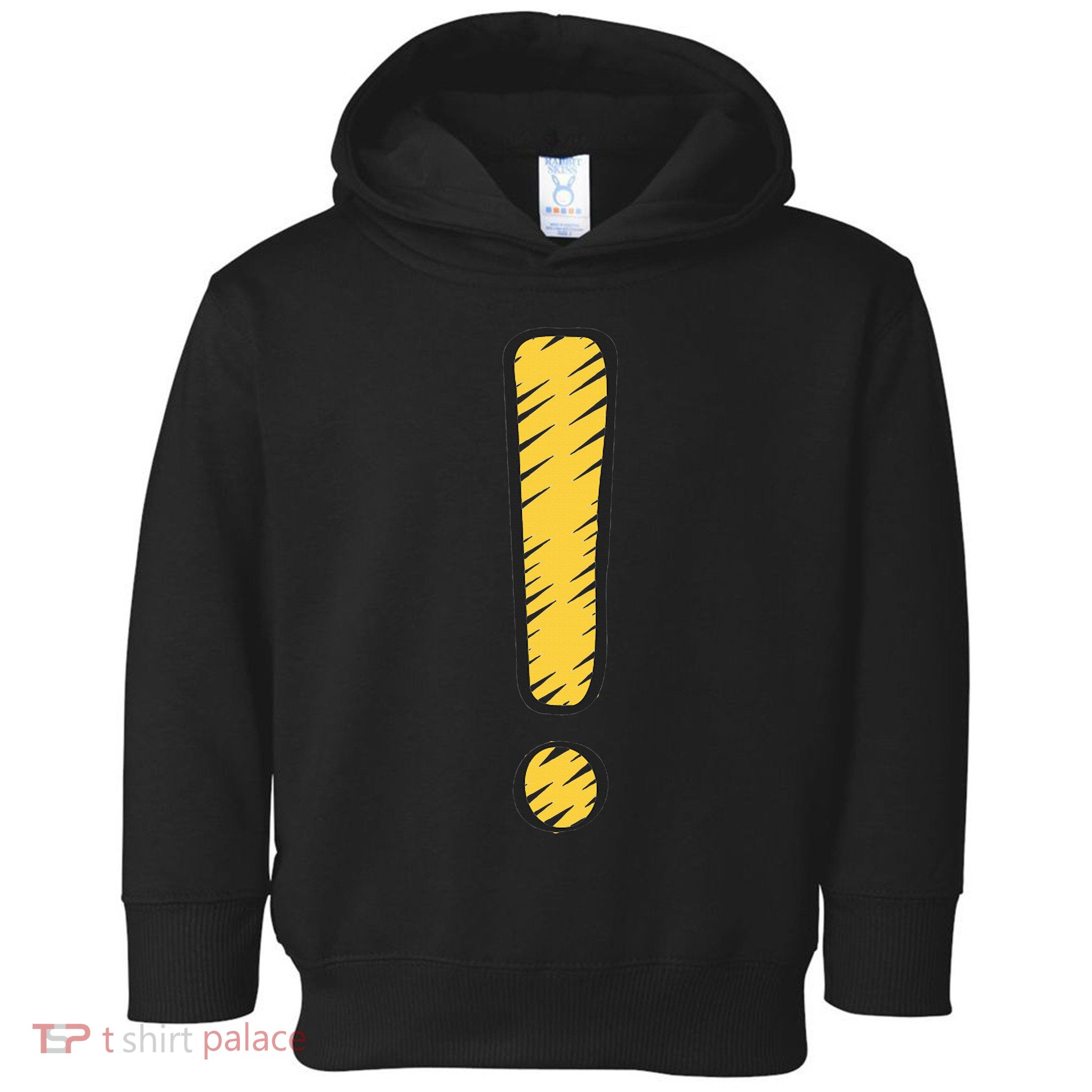 Exclamation Point Mark Punctuation Hyperbole Toddler Hoodie