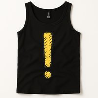 Exclamation Point Mark Punctuation Hyperbole Tank Top