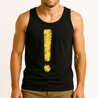 Exclamation Point Mark Punctuation Hyperbole Tank Top