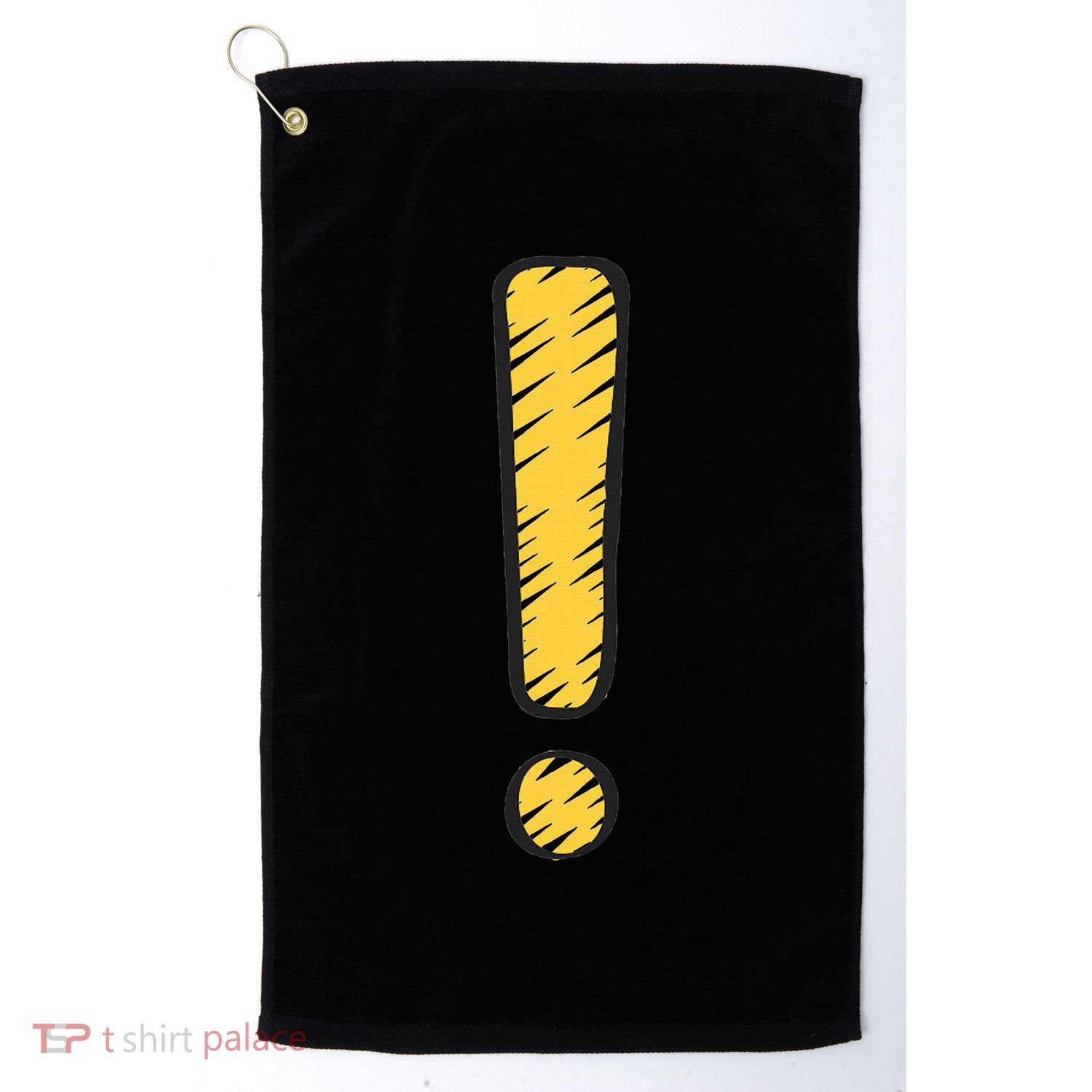 Exclamation Point Mark Punctuation Hyperbole Golf Towel
