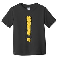Exclamation Point Mark Punctuation Hyperbole Toddler T-Shirt