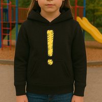 Exclamation Point Mark Punctuation Hyperbole Kids Hoodie