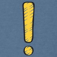 Exclamation Point Mark Punctuation Hyperbole Garment-Dyed Sweatshirt