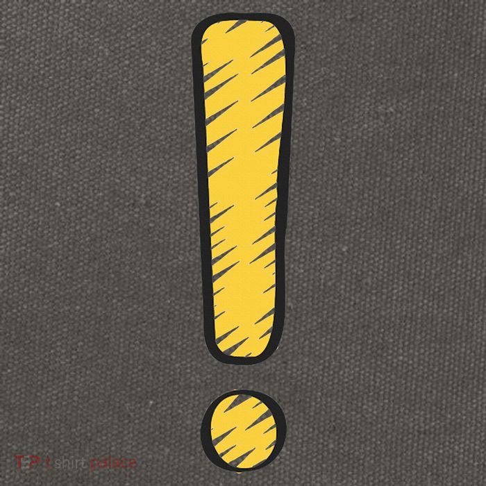 Exclamation Point Mark Punctuation Hyperbole Cotton Canvas Backpack
