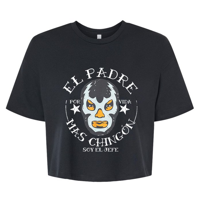 El Padre Mas Chingon Bella+Canvas Jersey Crop Tee