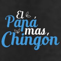 El Papa Mas Chingon Father Dad Fathers Day 7 Panel Mesh Trucker Snapback Hat