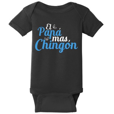 El Papa Mas Chingon Father Dad Fathers Day Baby Bodysuit