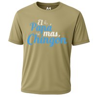El Papa Mas Chingon Father Dad Fathers Day Cooling Performance Crew T-Shirt