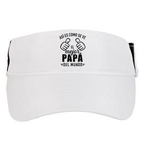 El Papa Mas Chingon Spanish Mexican Dad Fathers Day Adult Drive Performance Visor