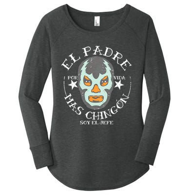 El Padre Mas Chingon Women's Perfect Tri Tunic Long Sleeve Shirt