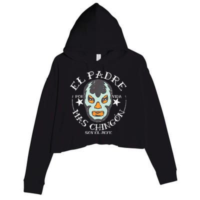 El Padre Mas Chingon Crop Fleece Hoodie